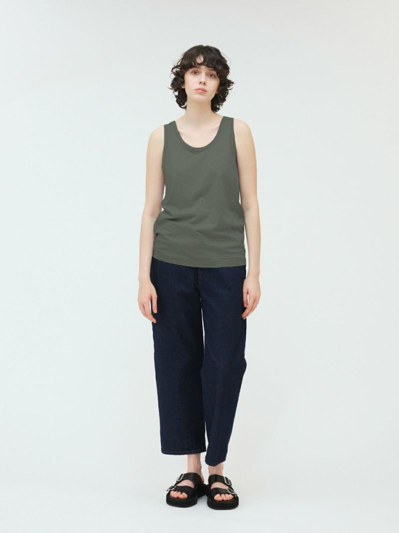 タンクトップ ノースリーブ mizuiro ind ベーシックリブタンクトップ レディース mizuiro ind ベーシックリブタンクトップ｜ MARcourt ONLINE
