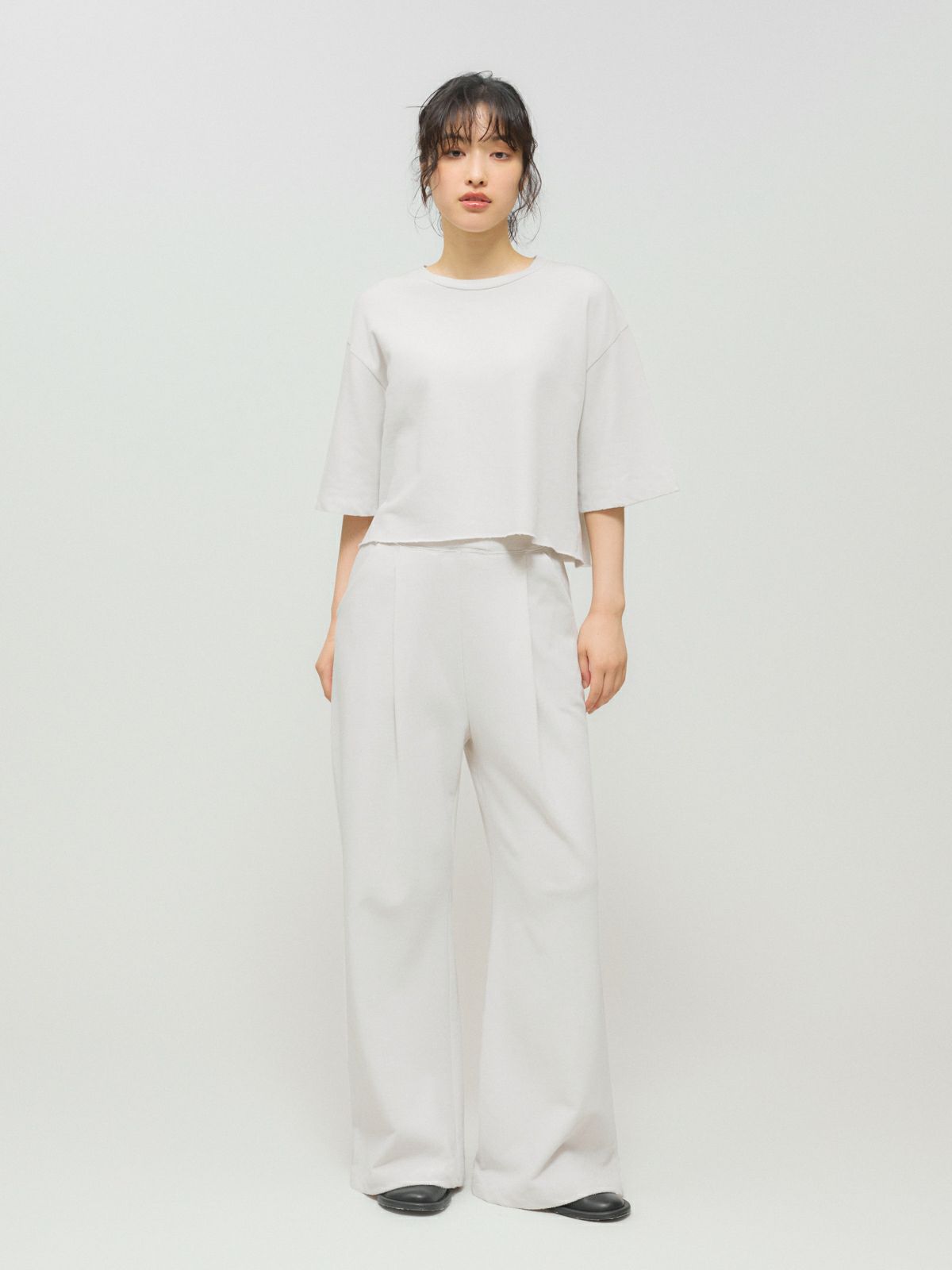 sweat tuck flared PT