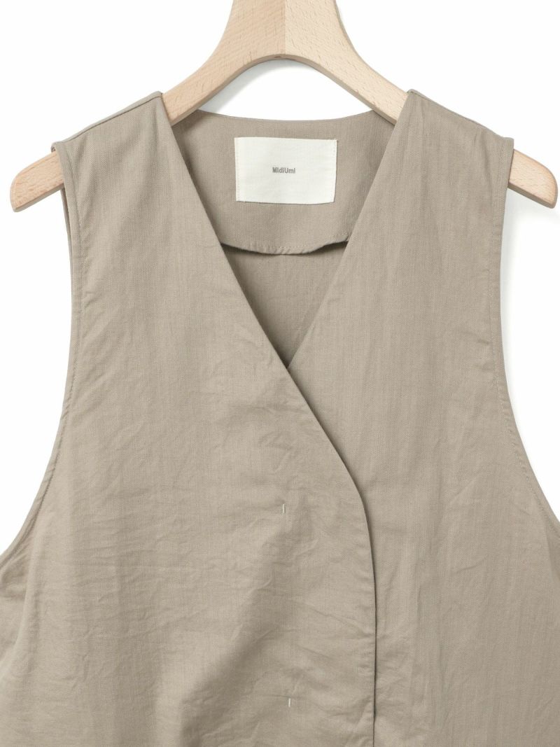 MidiUmi コットンリネンワイドベスト｜ MARcourt ONLINE STORE