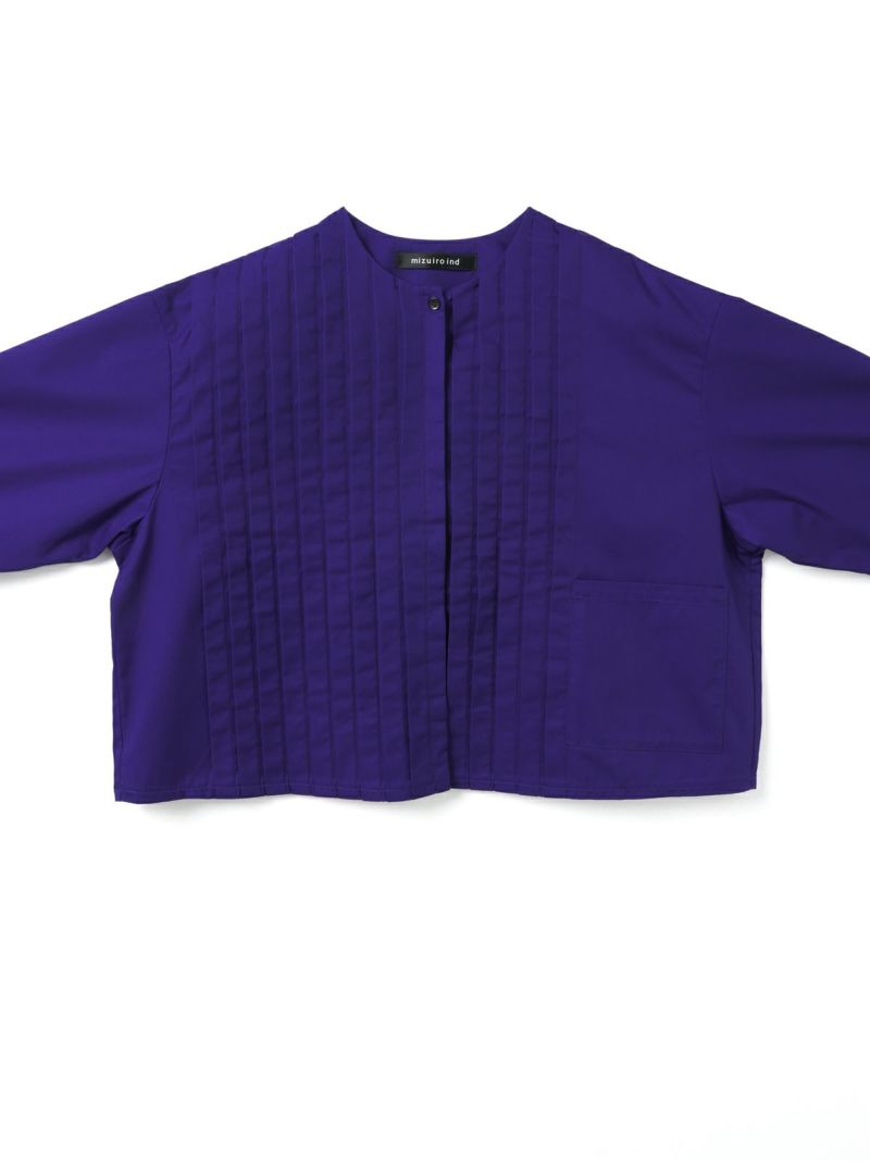 mizuiro ind クルーネックピンタックシャツ｜ MARcourt ONLINE
