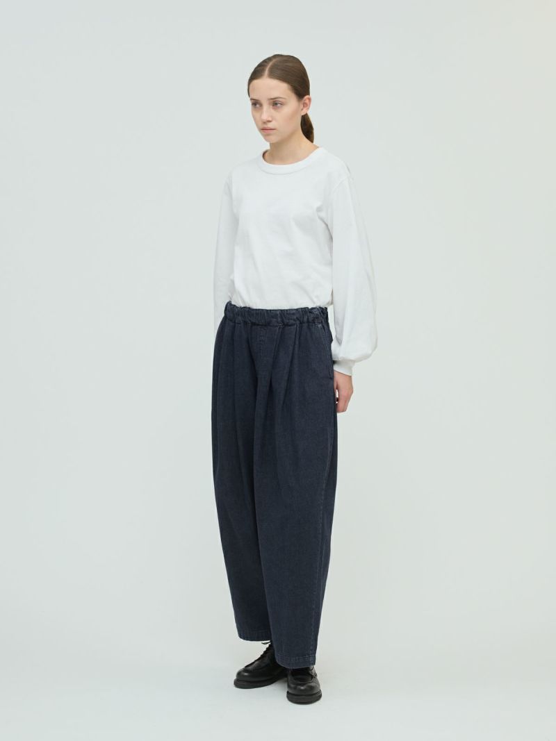 mizuiro ind デニムタックワイドパンツ｜ MARcourt ONLINE STORE