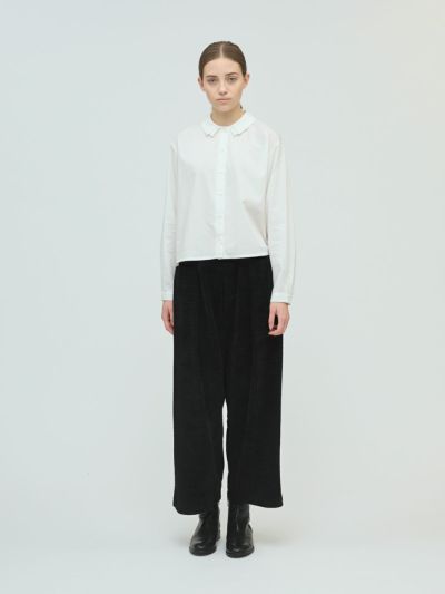 mizuiro ind ベロアジャカードタックパンツ｜ MARcourt ONLINE STORE