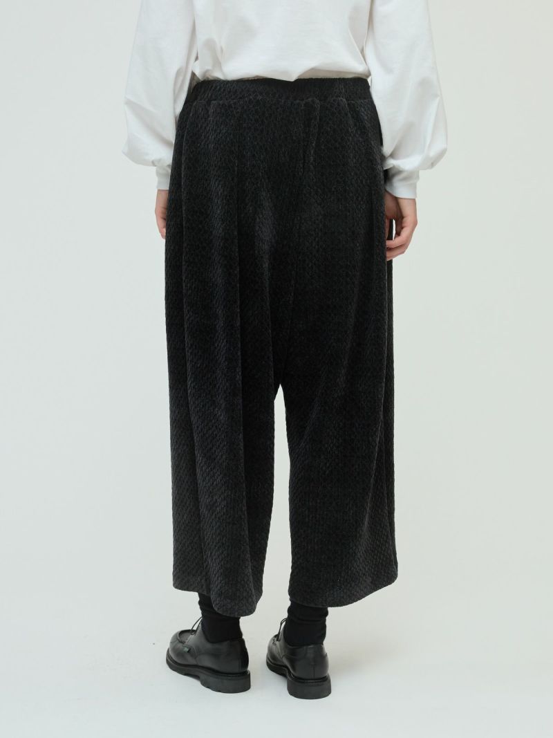 RONJA出品 mizuiro ind ベロアジャカードタックパンツ｜ MARcourt ONLINE STORE