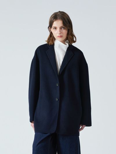 ウールコート  M  【MADE  IN JAPAN】　ダークネービー item334144303201-1-2.jpg