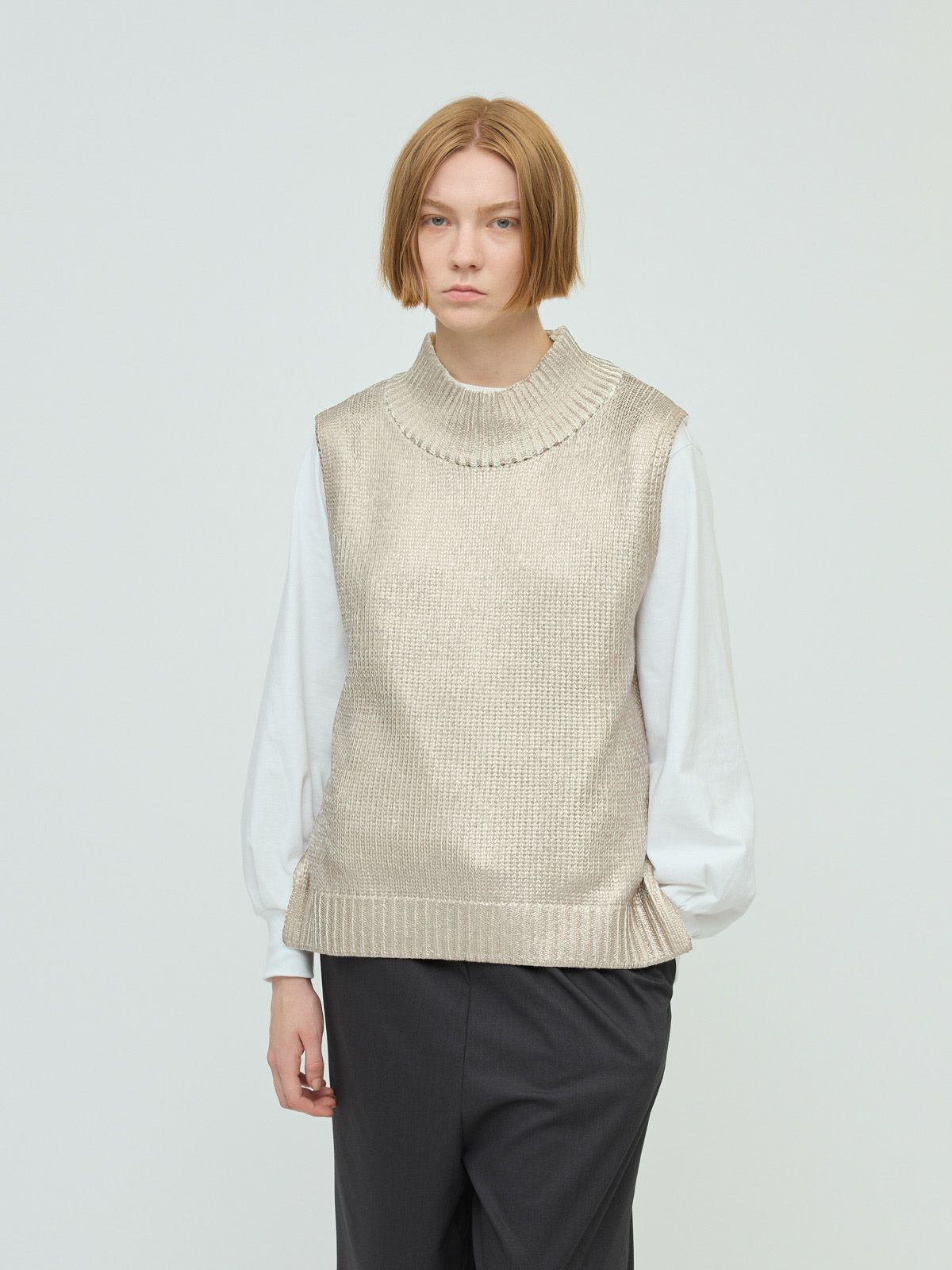 mizuiro ind 2WAYプリントキルティングベスト｜ MARcourt ONLINE STORE