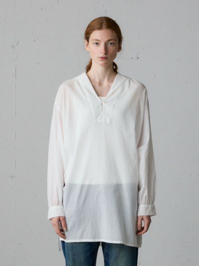 MidiUmi シースルーセーラーカラーチュニック
