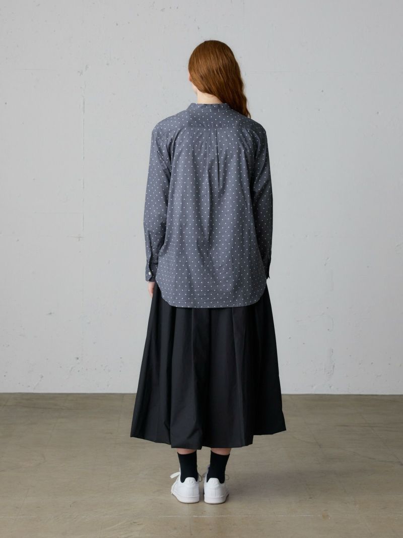 にゃみ！ MidiUmi ドット柄バンドカラーシャツ｜ MARcourt ONLINE STORE