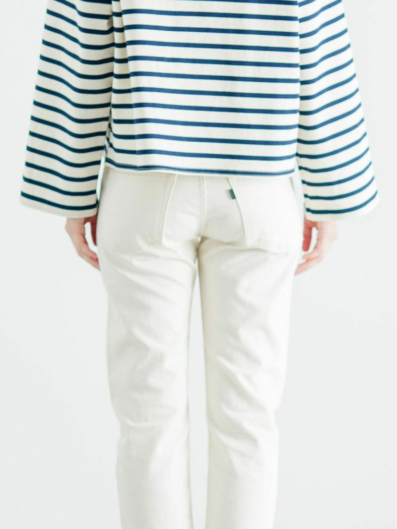 mizuiro ind 8分丈ホワイトデニム｜ MARcourt ONLINE STORE