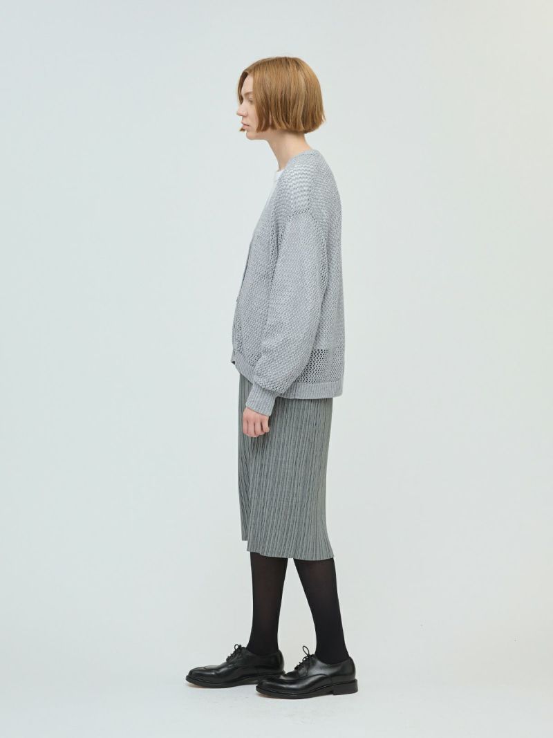 mizuiro ind メッシュVネックカーディガン｜ MARcourt ONLINE