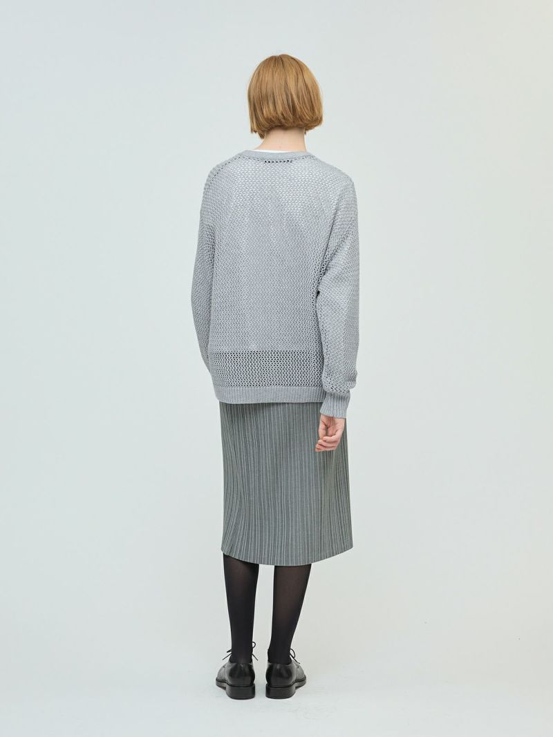 mizuiro ind メッシュVネックカーディガン｜ MARcourt ONLINE