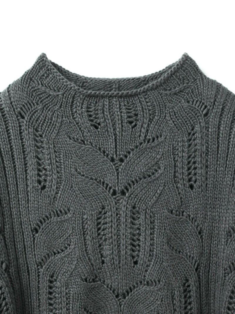 未使用級 mizuiroind ミズイロインド ケーブルサイドリボンベスト 秋冬 mizuiro ind シアーケーブル柄ベスト｜ MARcourt ONLINE STORE