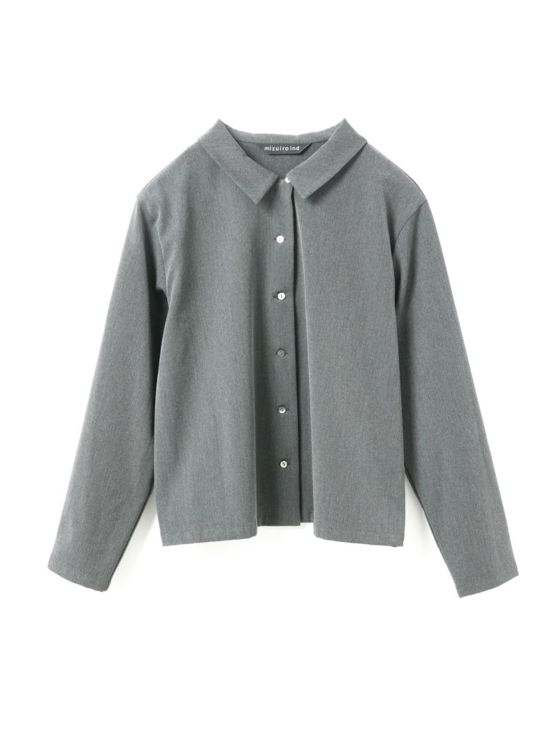 【新品未使用】mizuiro ind no collar half slv CT mizuiro ind T/Rベーシックシャツ｜ MARcourt ONLINE STORE