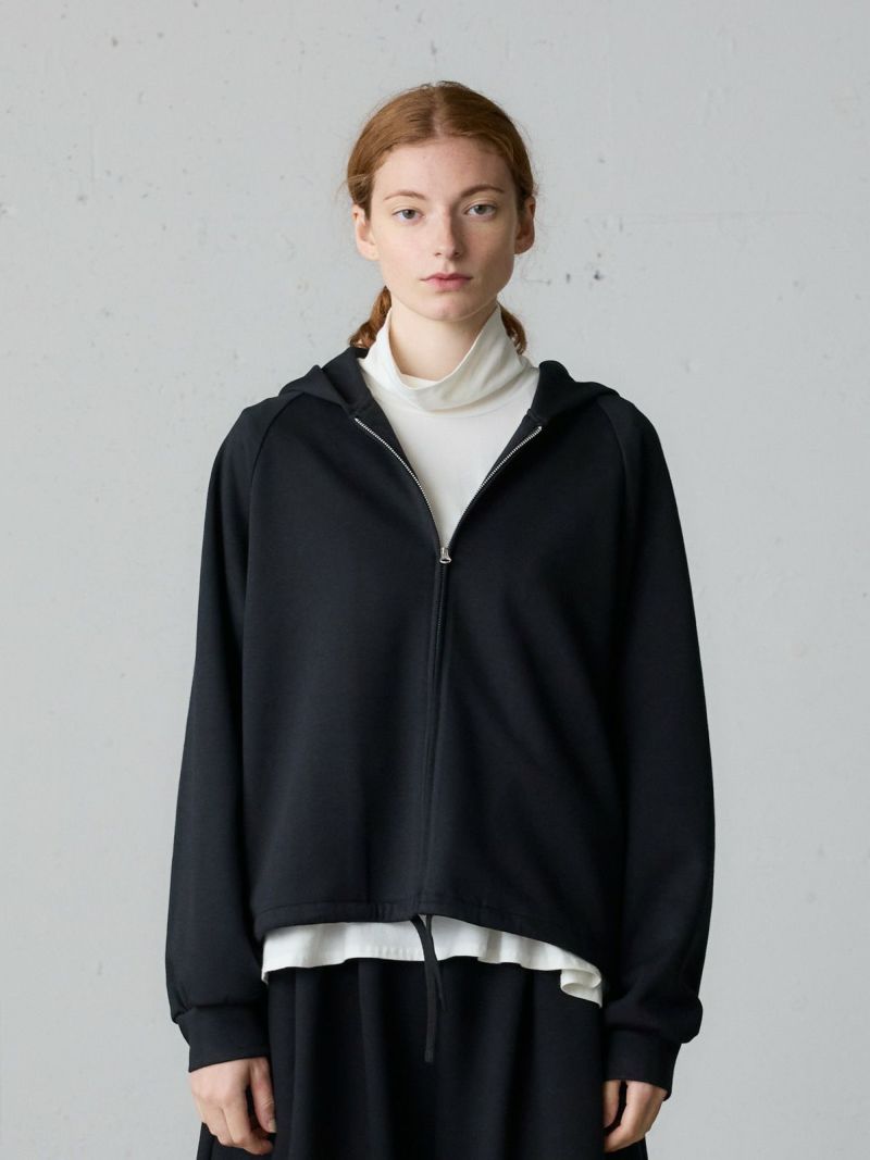 punch the dough zip parka / black