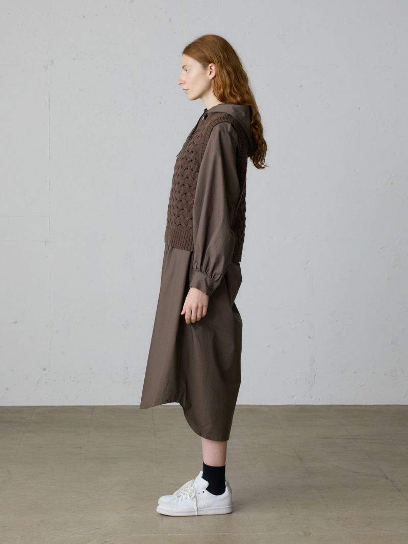 MidiUmi ショート編みパターンベスト｜ MARcourt ONLINE STORE