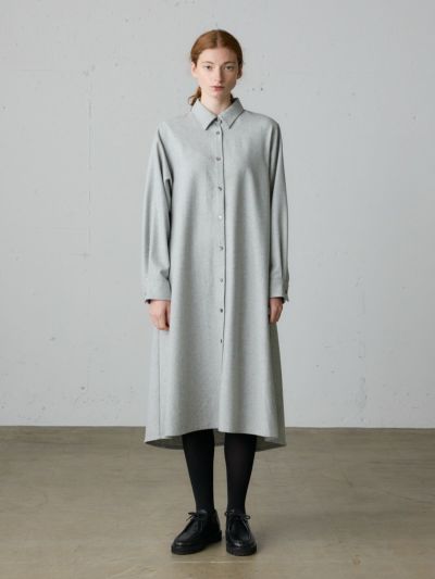 MidiUmi Aラインバンドカラーシャツワンピース｜ MARcourt ONLINE