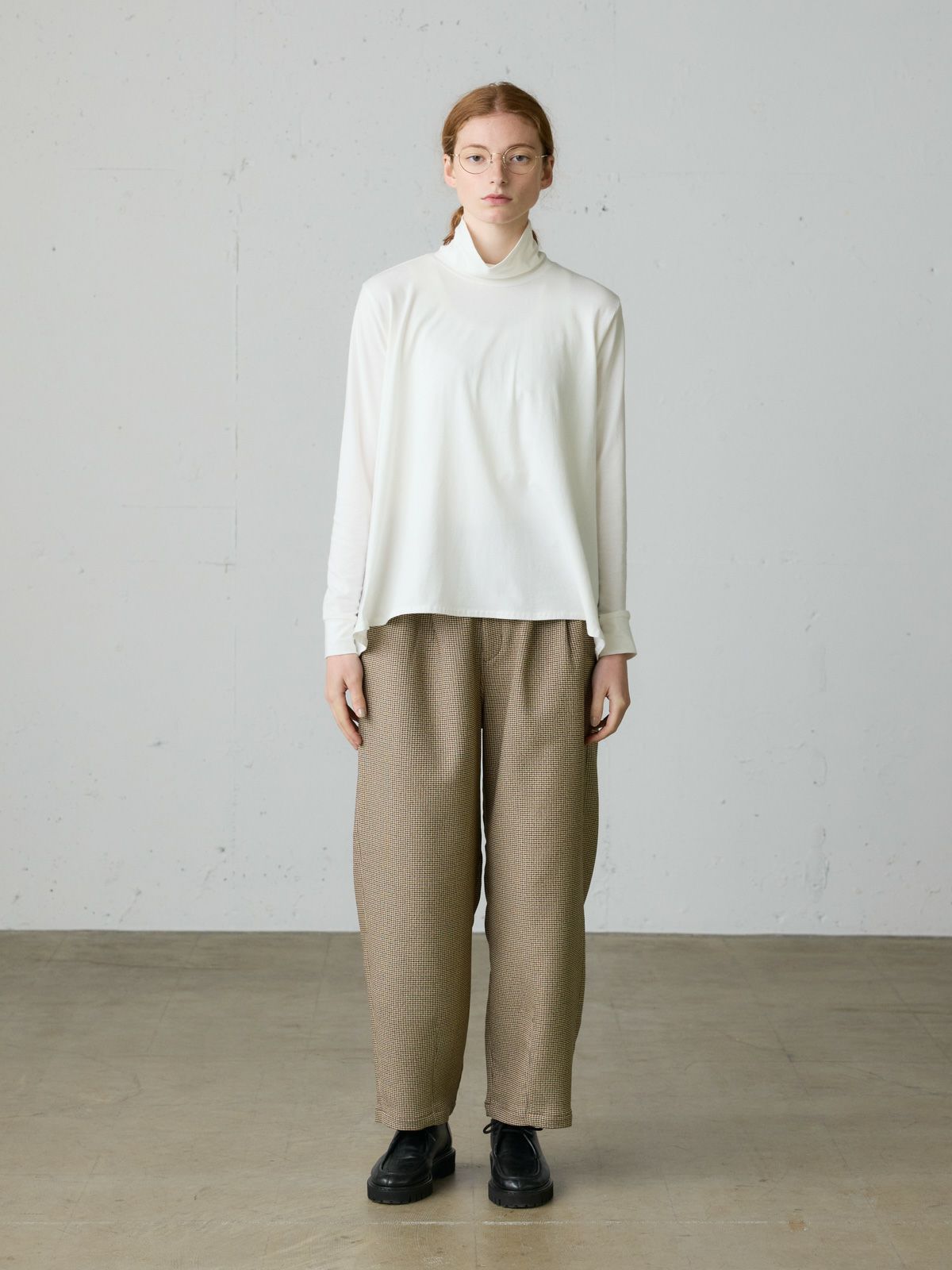 straight PT / brown check