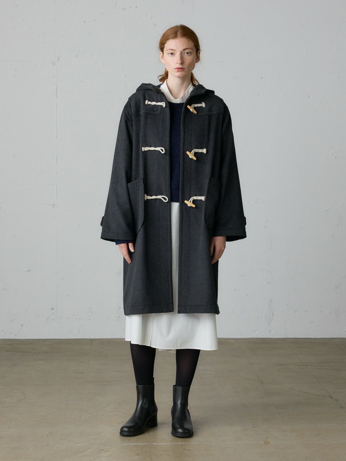 duffel coat / navy