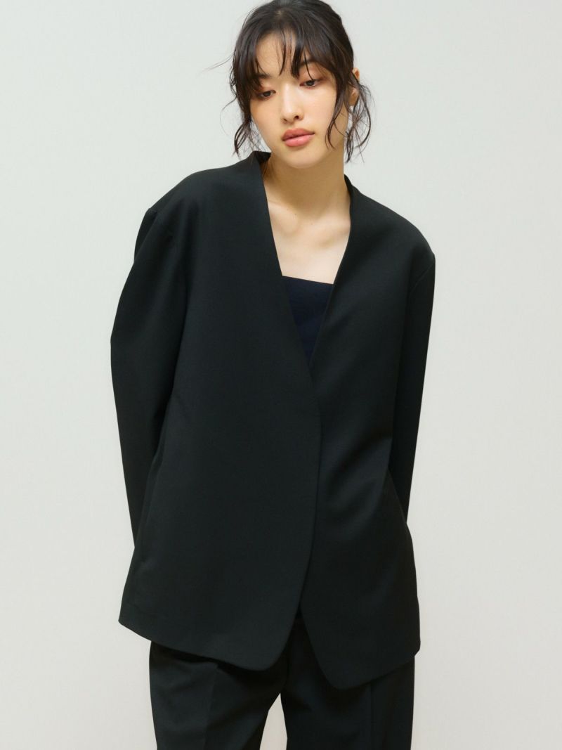 MIDIUMISOLID for Ladies ノーカラージャケット｜ MARcourt ONLINE