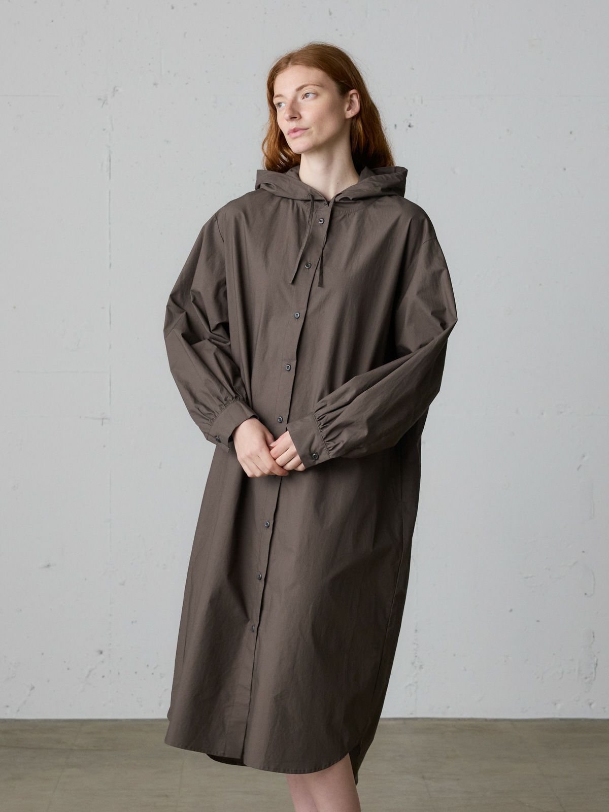 MidiUmi フード付きシャツワンピース｜ MARcourt ONLINE STORE