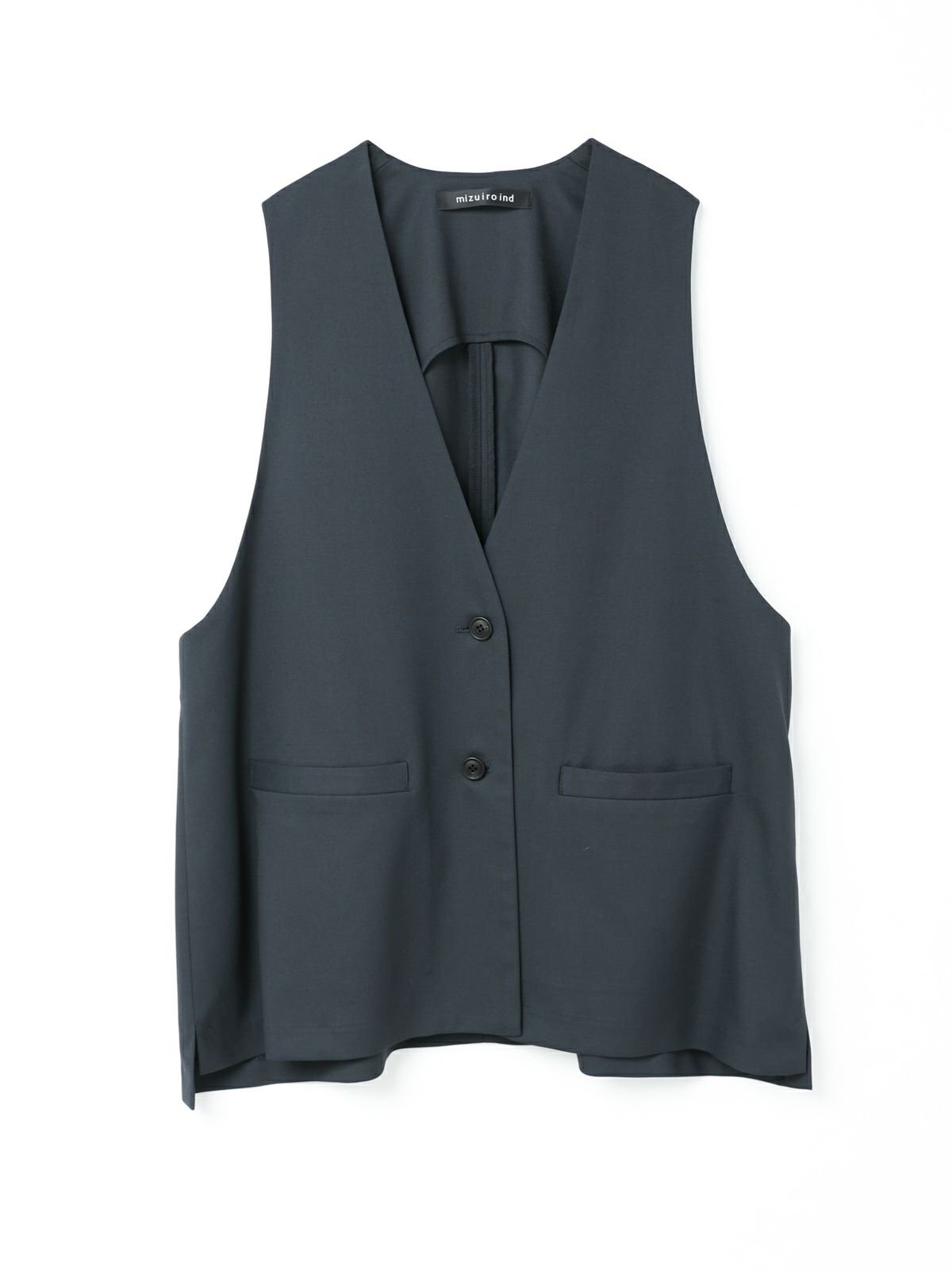 mizuiro ind ディープVネックワイドベスト｜ MARcourt ONLINE STORE