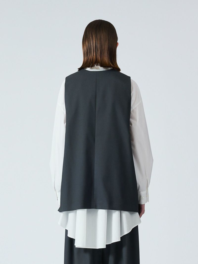 mizuiro ind ディープVネックワイドベスト｜ MARcourt ONLINE