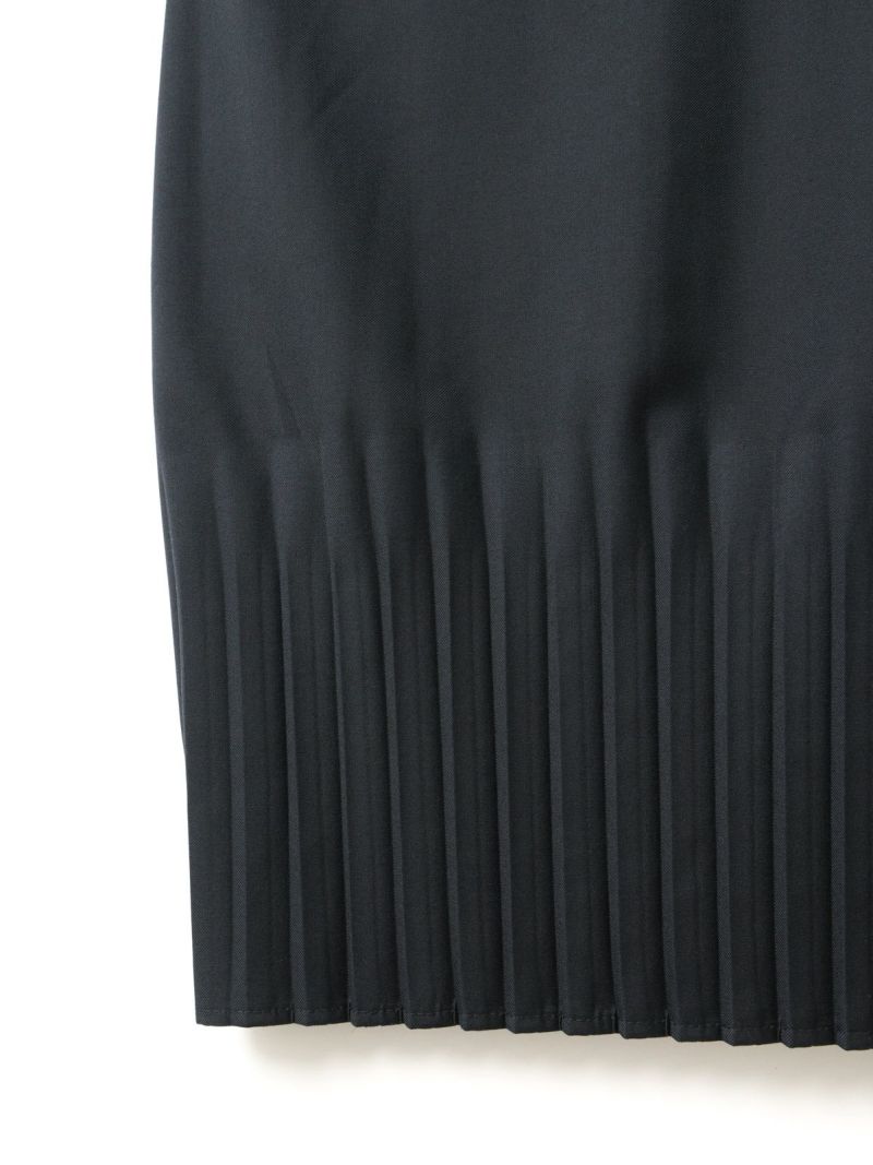 mizuiro ind プリーツヘムVネックベスト｜ MARcourt ONLINE STORE