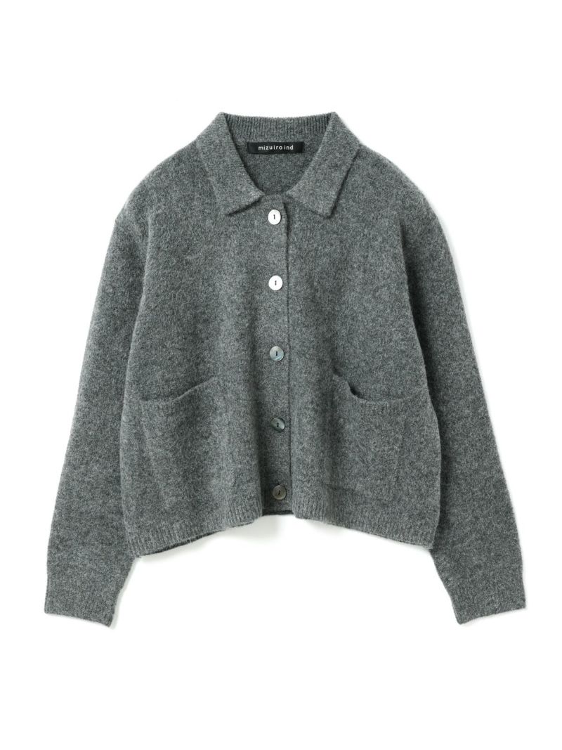 mizuiro ind 襟付きショートカーディガン｜ MARcourt ONLINE
