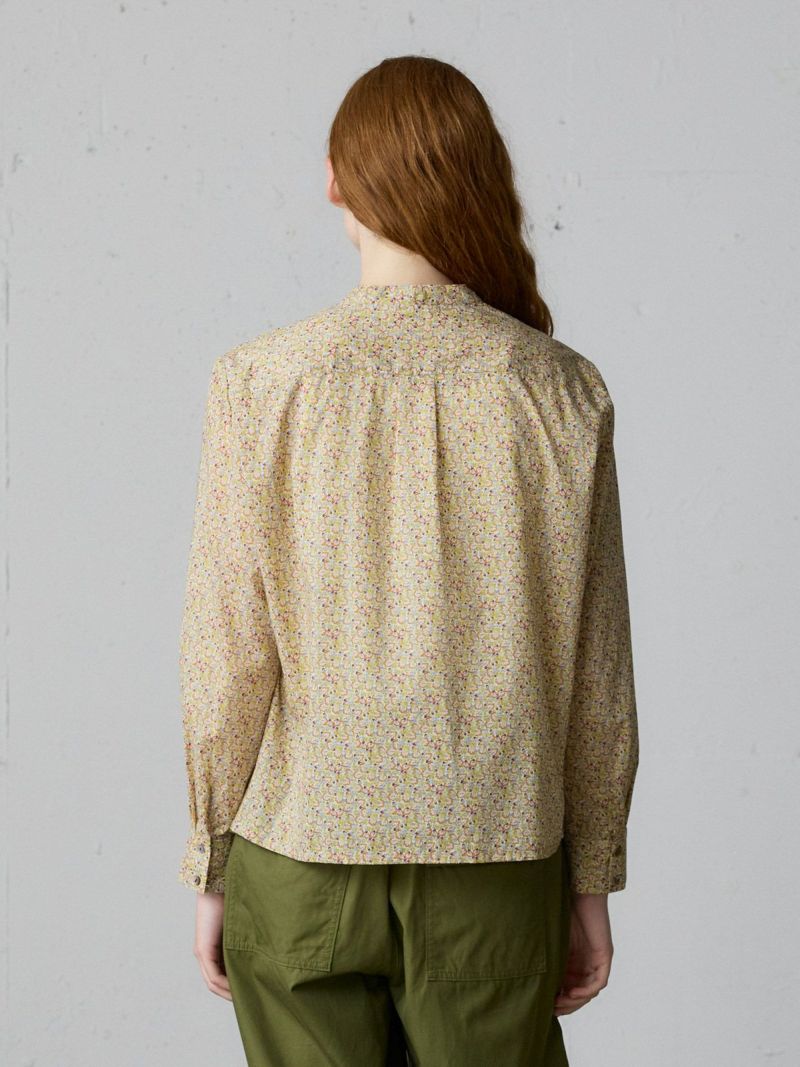 新品Midiumi ボウタイブラウス MidiUmi】LIBERTY ボウタイシャツ