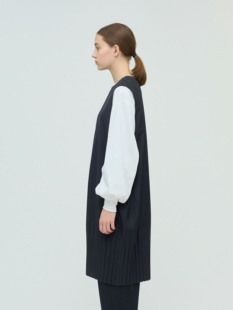 mizuiro ind プリーツヘムノースリーブワンピース｜ MARcourt ONLINE