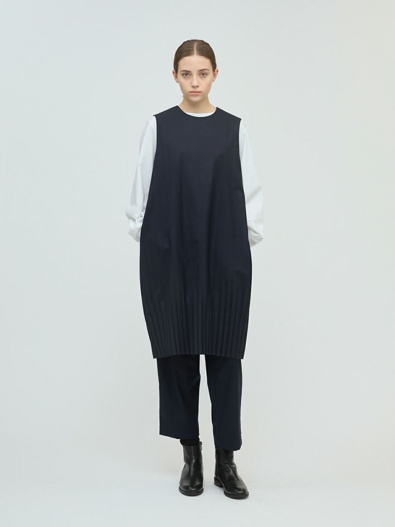 mizuiro ind プリーツヘムノースリーブワンピース｜ MARcourt ONLINE