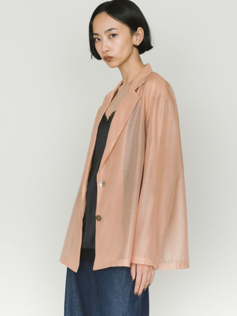 新品 MIDIUMISOLID for Ladies シアーブルゾン MIDIUMISOLID for Ladies シアーシャツジャケット｜ MARcourt ONLINE