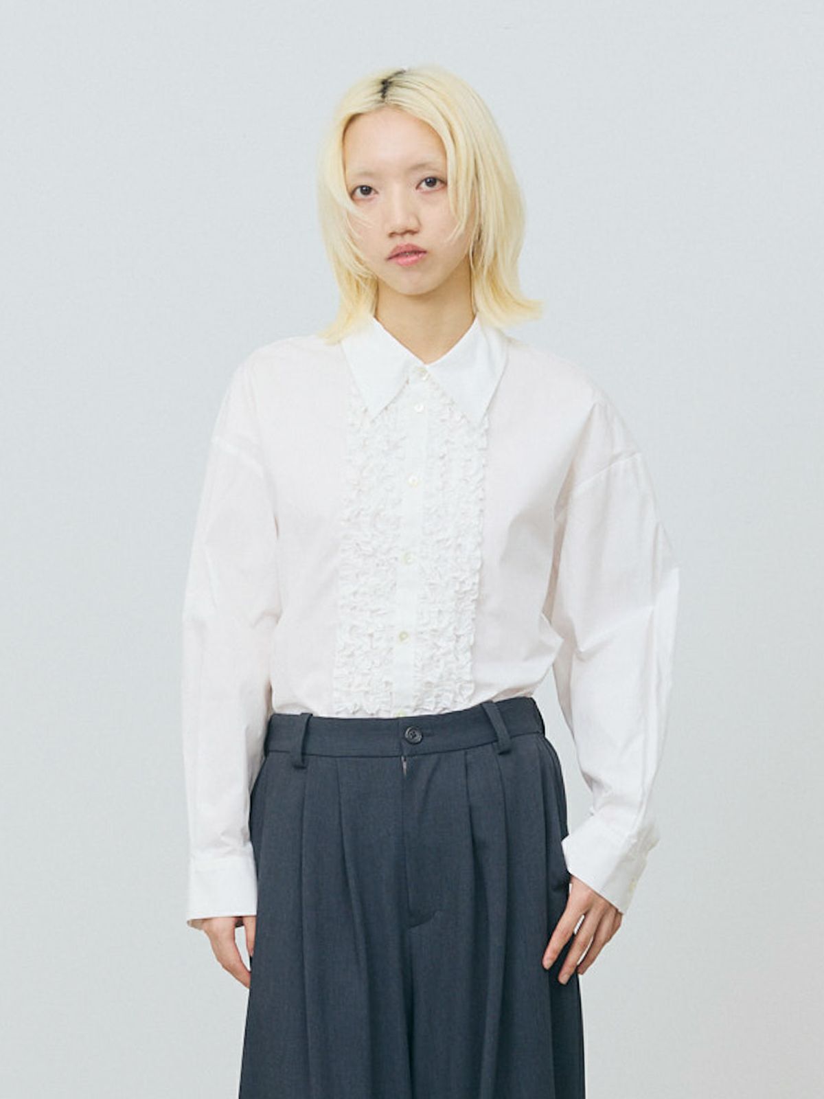 frilled dress shirt
