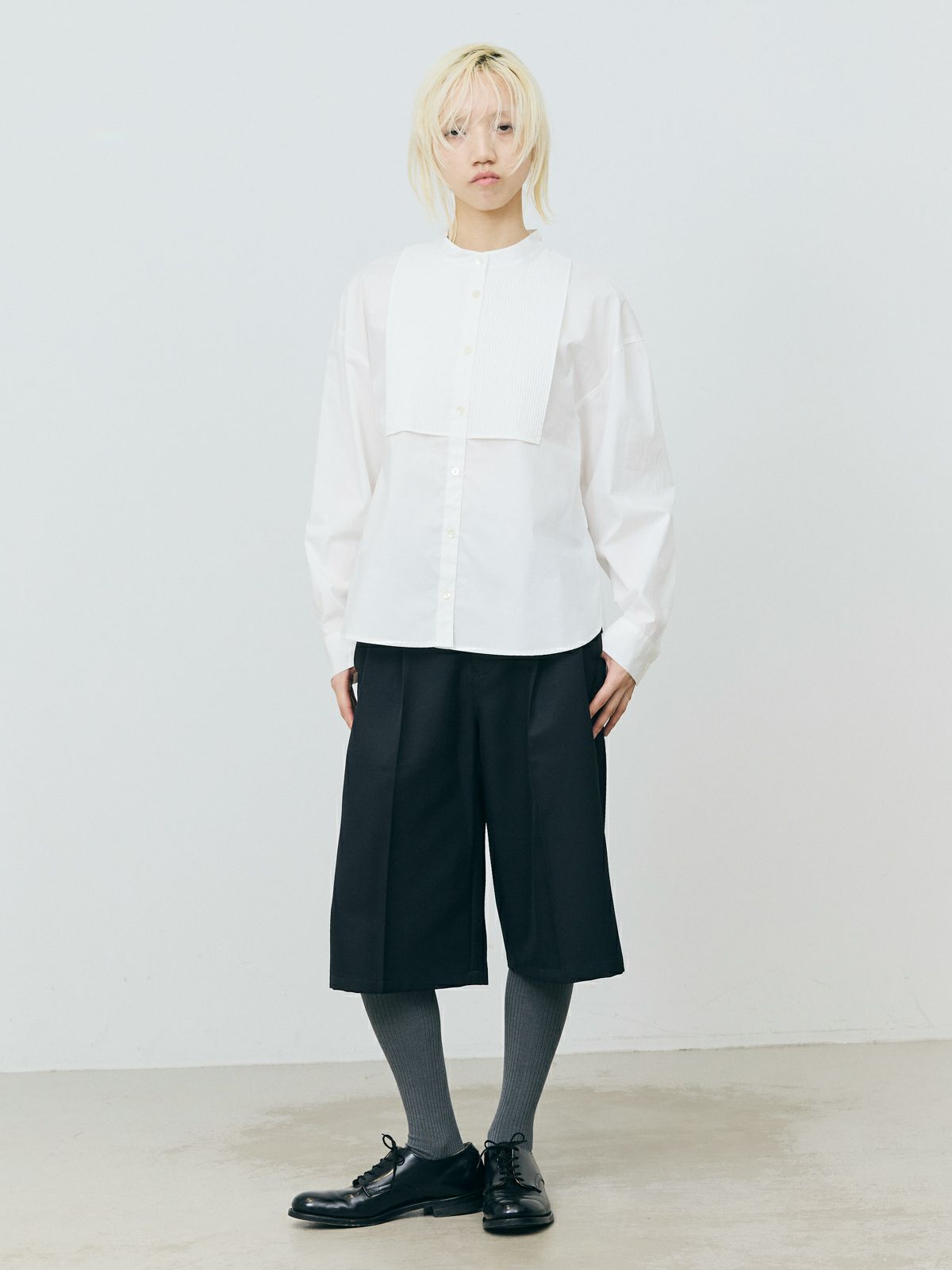 MARMARMAR スタンドカラーピンタックシャツ｜ MARcourt ONLINE STORE