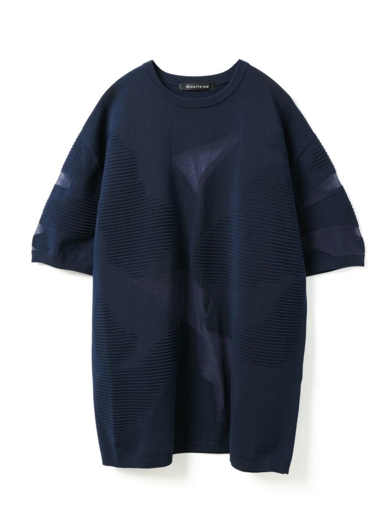 mizuiro ind シアーパターンチュニック｜ MARcourt ONLINE STORE