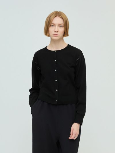 mizuiro ind シアーパターンカーディガン｜ MARcourt ONLINE STORE