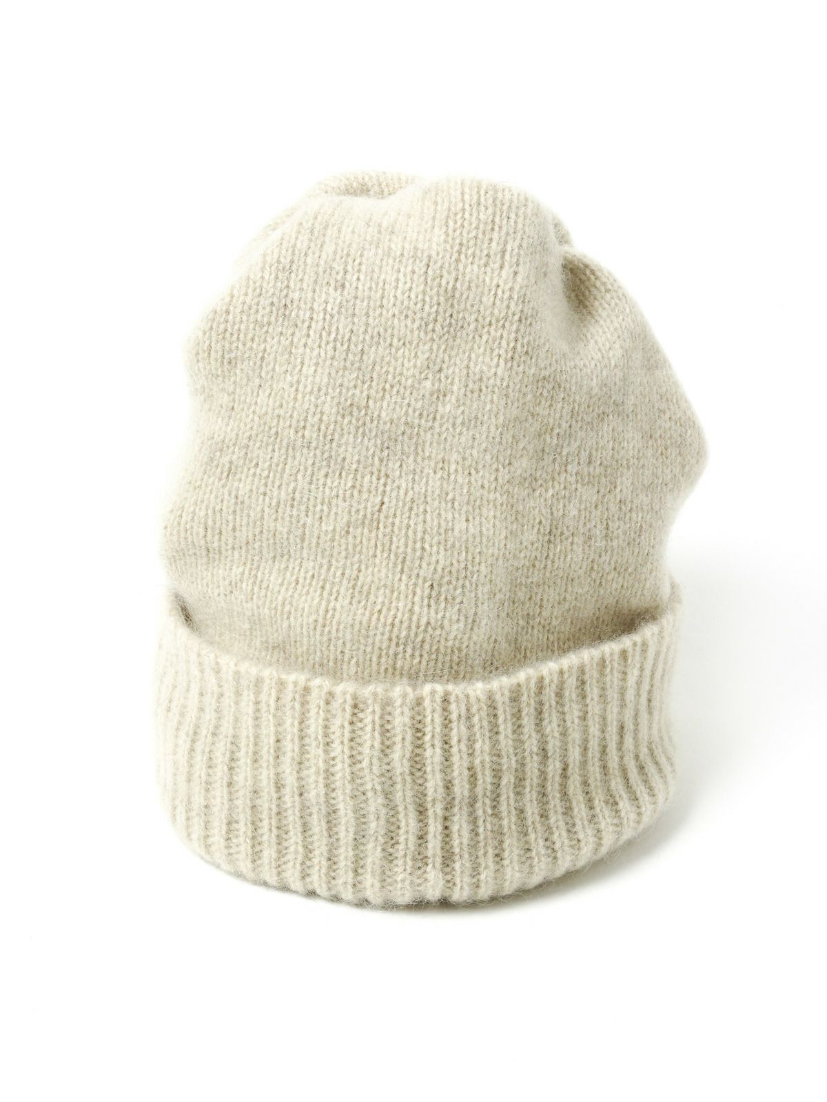 mature ha ヤクウールプリーツニットキャップ