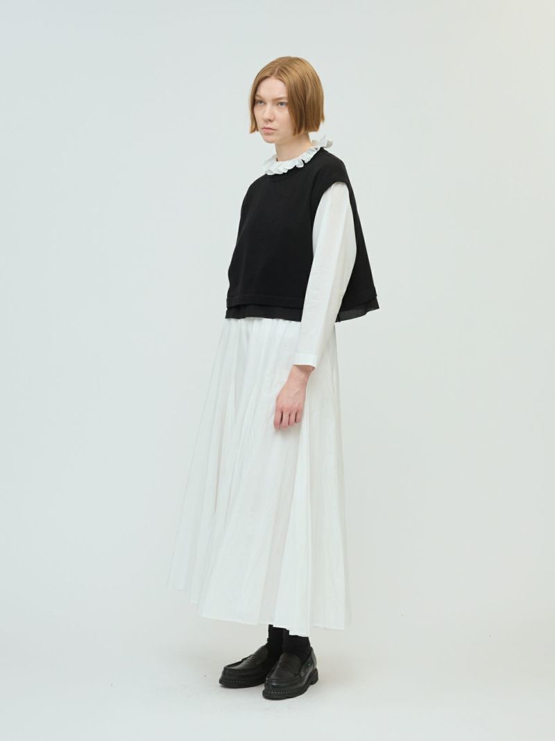 mizuiro ind シフォンフリルヘムベスト｜ MARcourt ONLINE STORE