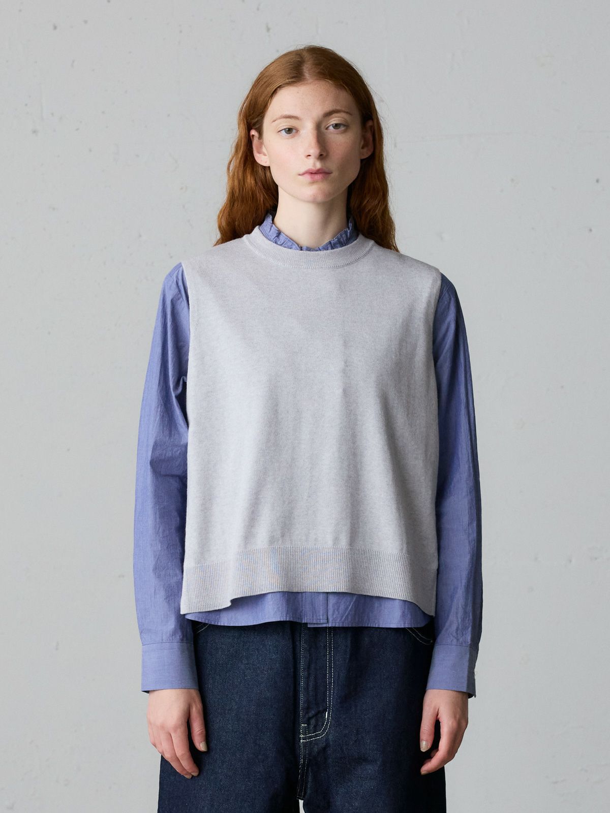 side ribbon vest