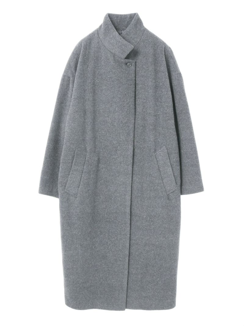 mizuiro ind ウールブレンドスタンドカラーコート｜ MARcourt ONLINE