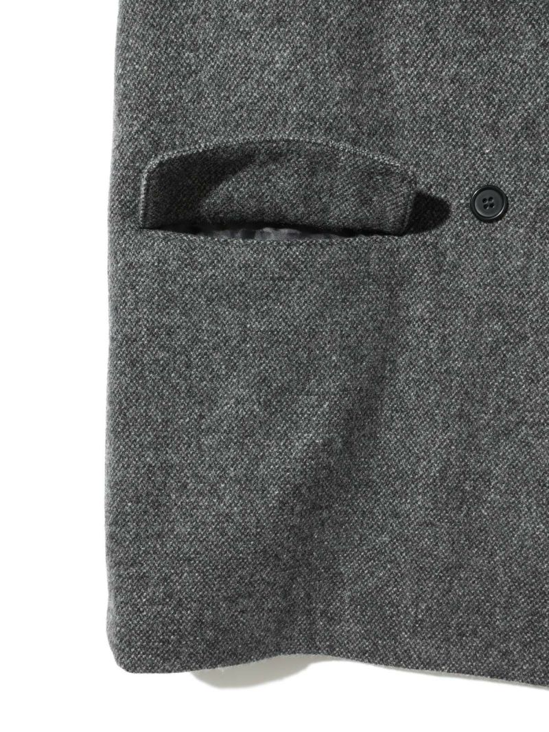 MIDIUMISOLID for Ladies ダブルブレストツイードジャケット