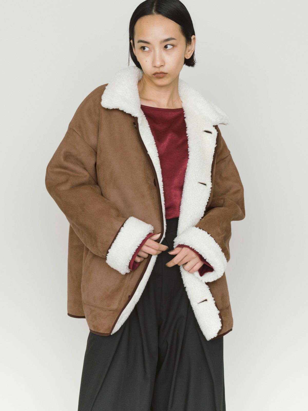 MIDIUMISOLID ムートンジャケット｜ MARcourt ONLINE STORE