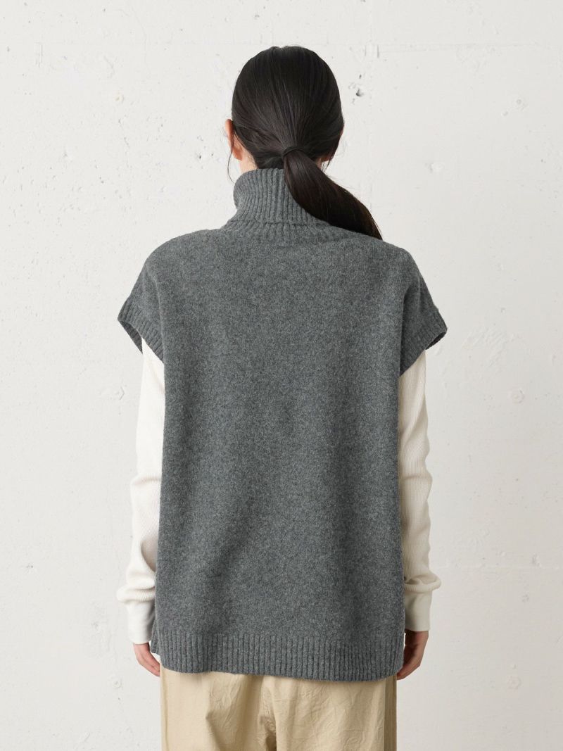 MidiUmi ハイネックニットベスト｜ MARcourt ONLINE STORE