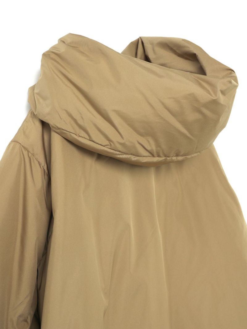 【mizuiro ind】フード付きショートダウンジャケット　ベージュ　F mizuiro ind フード付きショートダウンジャケット｜ MARcourt ONLINE