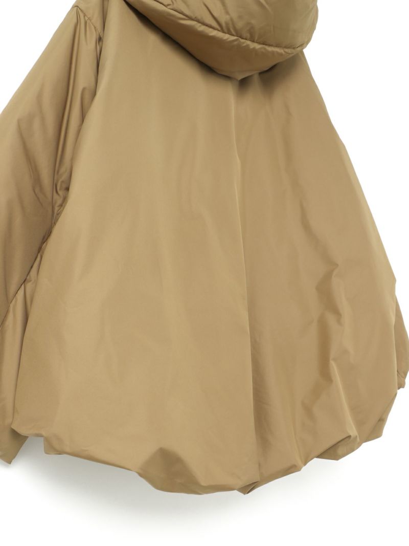 【mizuiro ind】フード付きショートダウンジャケット　ベージュ　F mizuiro ind フード付きショートダウンジャケット｜ MARcourt ONLINE