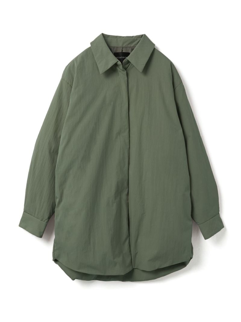 mizuiro ind ワイドパディングシャツジャケット｜ MARcourt ONLINE
