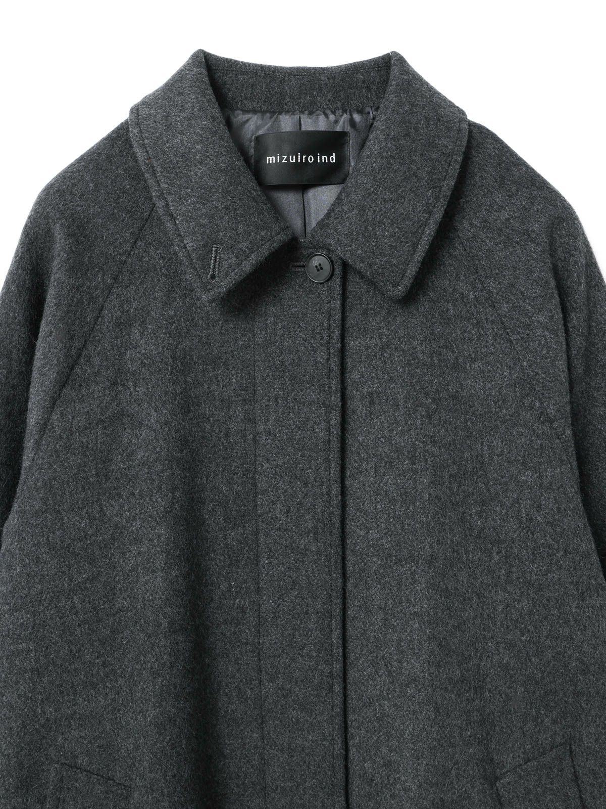 (美品) Moessmer バルマカーンコート ウール イタリア製 mizuiro ind｜ウール混バルマカーンコート - MARcourt(マーコート