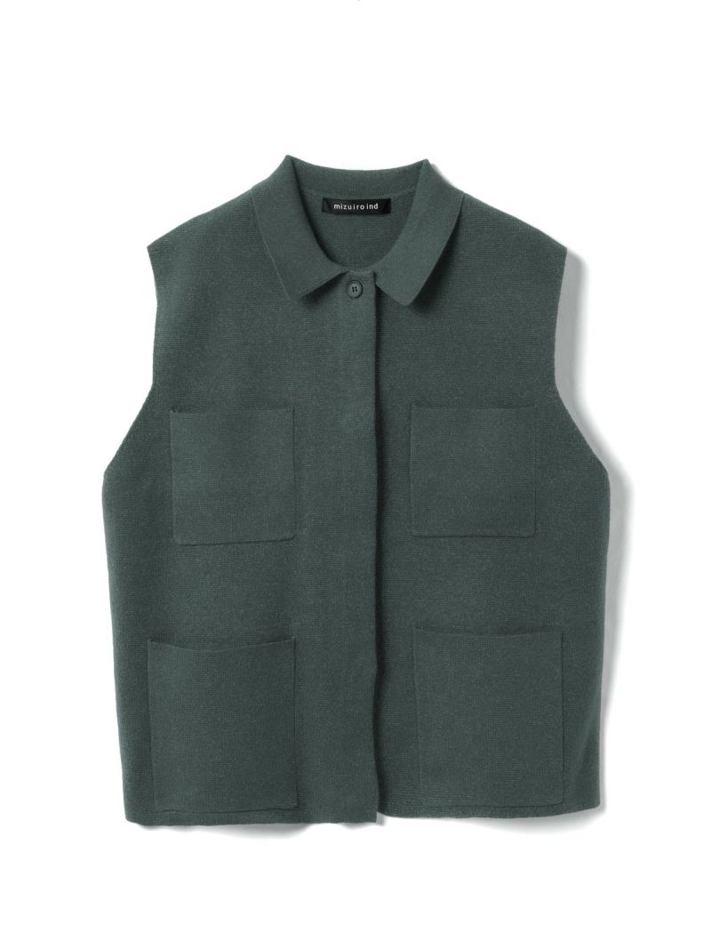 ミエコウエサコ　コート・インナーベスト　黒　新品 ミエコウエサコ コート・インナーベスト 黒 新品 ミエコウエサコ