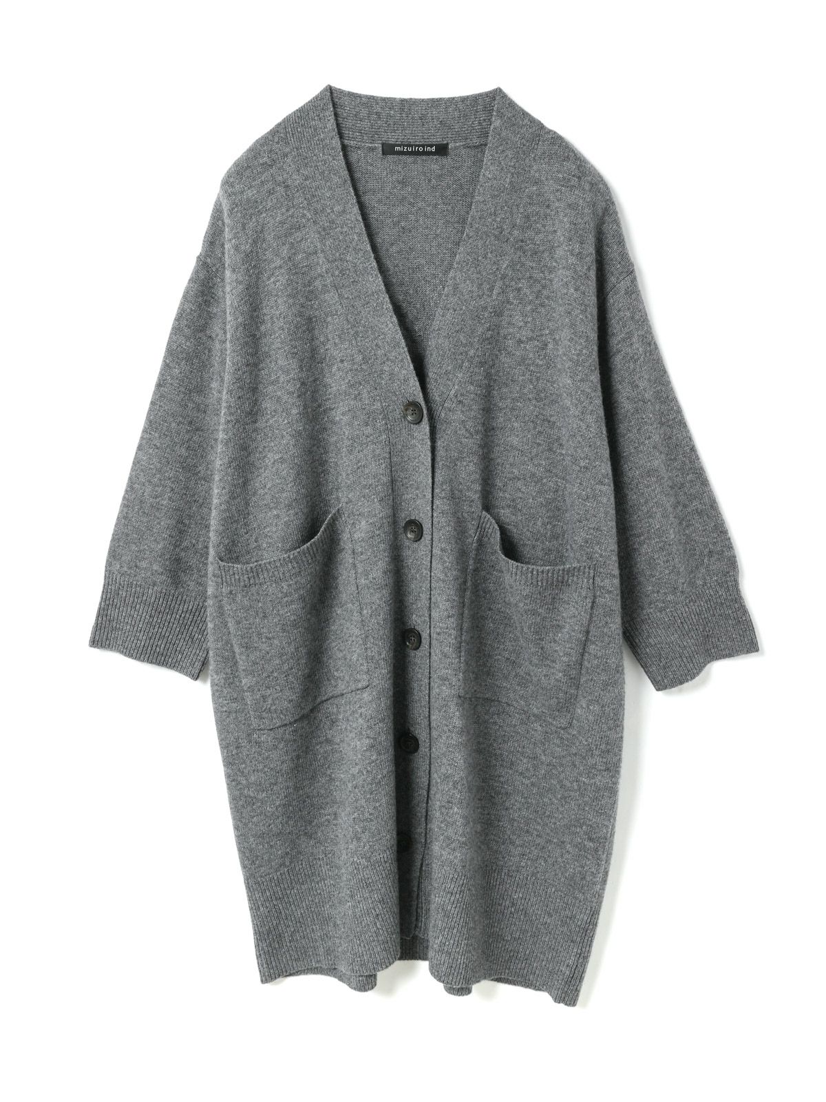 mizuiro ind ワイドVネックカーディガン｜ MARcourt ONLINE STORE