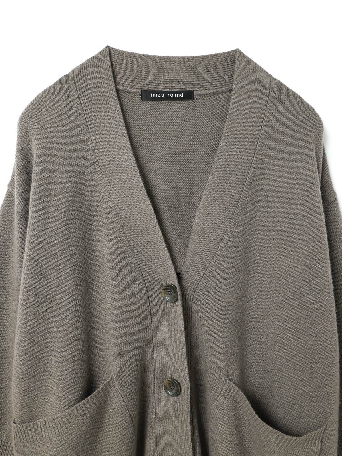 mizuiro ind ワイドVネックカーディガン｜ MARcourt ONLINE STORE
