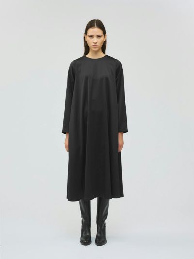 mizuiro ind クルーネックピンタックワンピース｜ MARcourt ONLINE